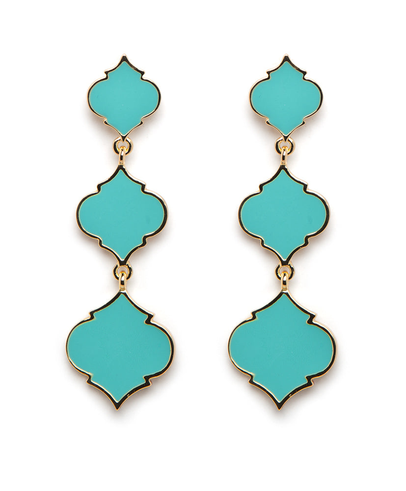 Triple Spade Earrings