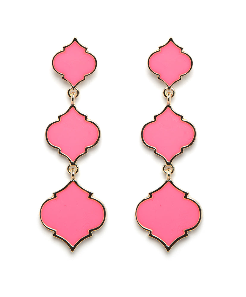 Triple Spade Earrings