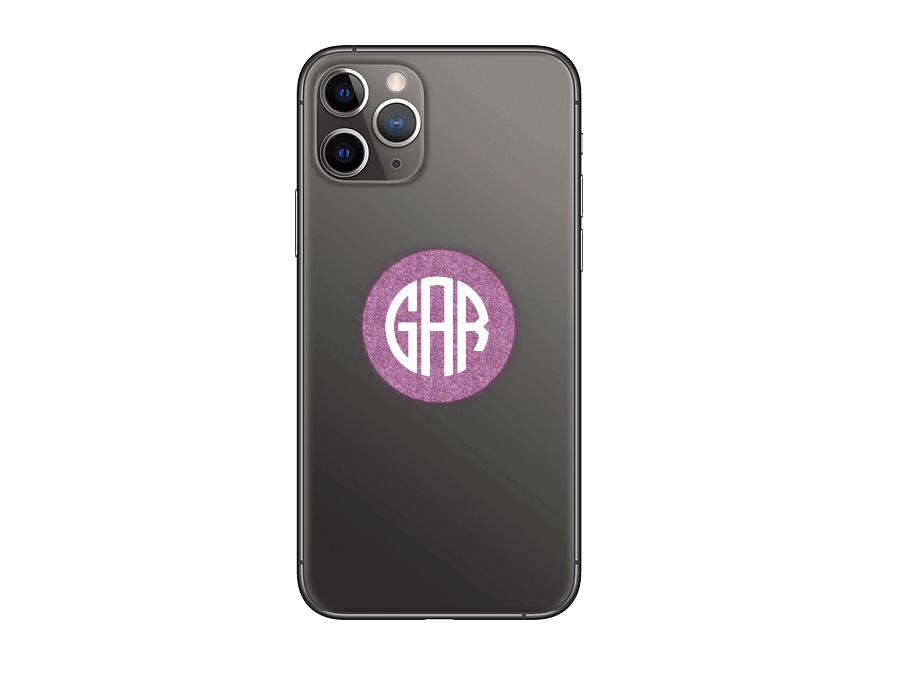 Popsocket with Monogram (Circle Font)