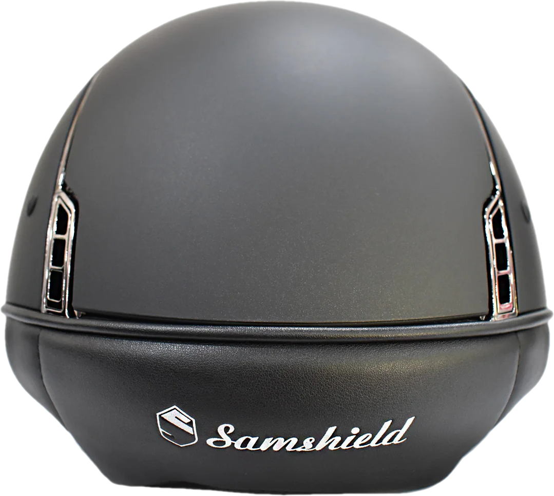 Riding Helmet Monogram - Curlz Font