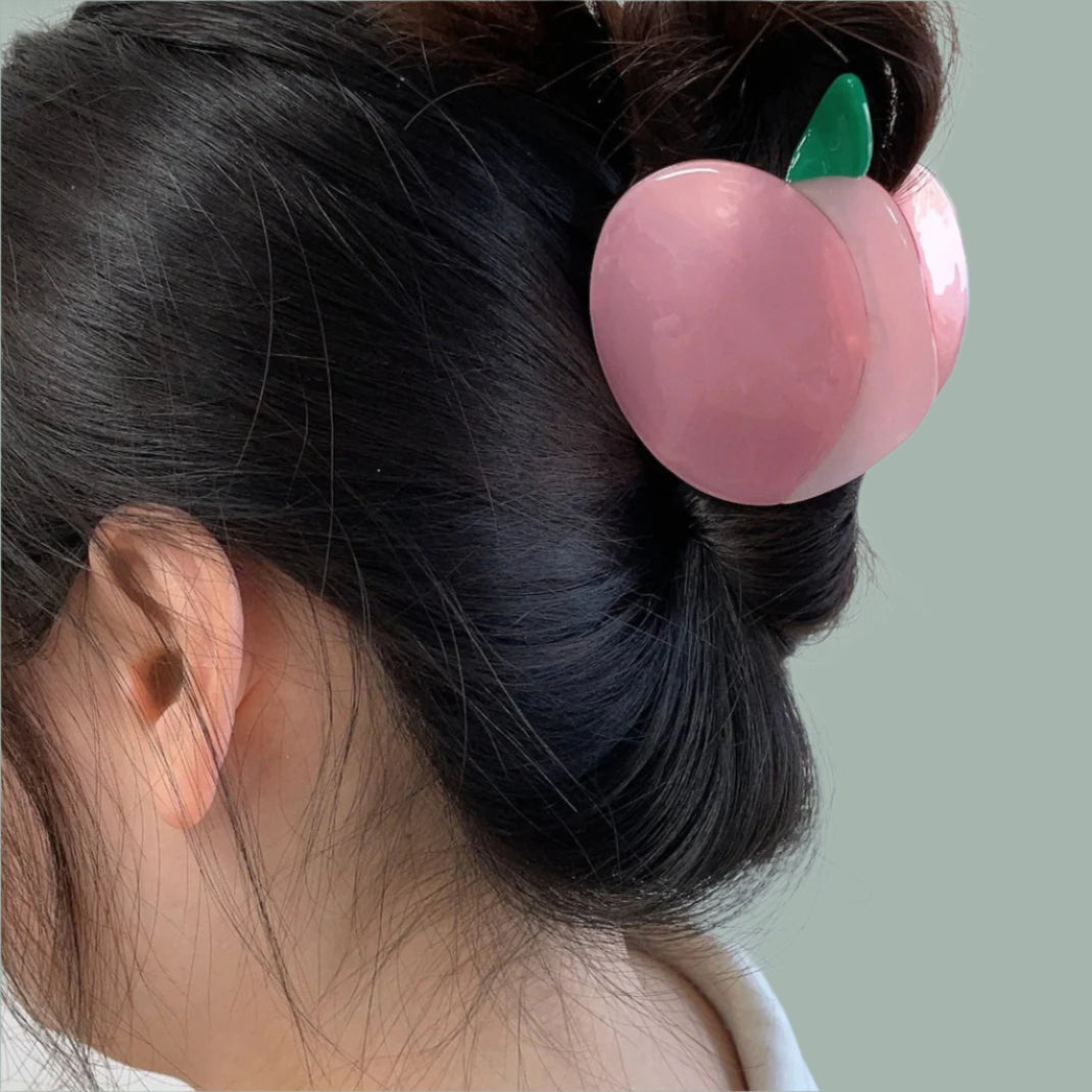 Peachy Claw Clip
