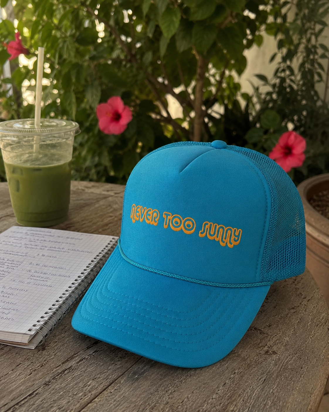 Never Not Sunny Trucker Hat